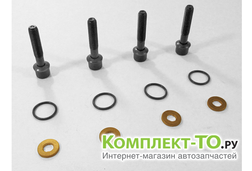 Комплект крепления форсунок D4CB (колечки, шайбы, болты) для ХУНДАЙ GRAND STAREX H-1 KITD4CBINJ